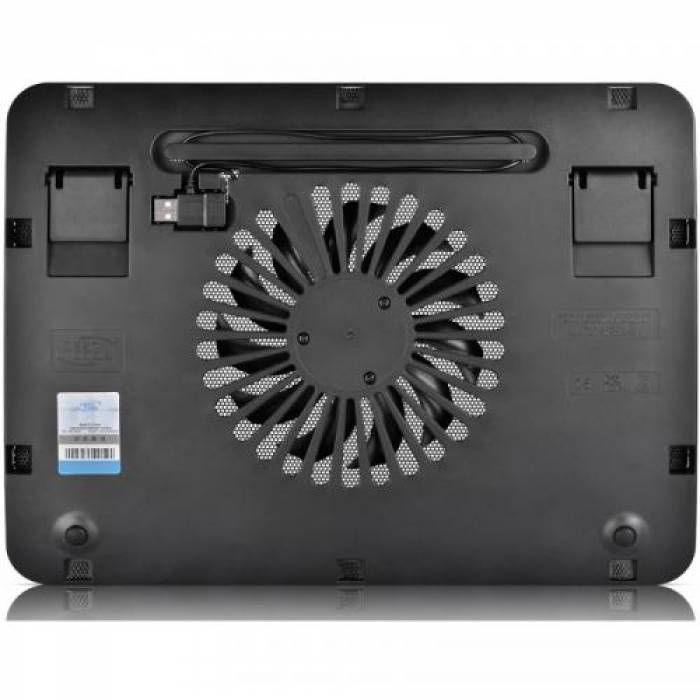 Cooler Pad Deepcool Wind Pal Mini pentru laptop de 15.6inch, Black