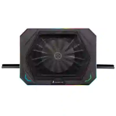 Cooler Pad SureFire Bora X1,17.3 inch, RGB LED, Black