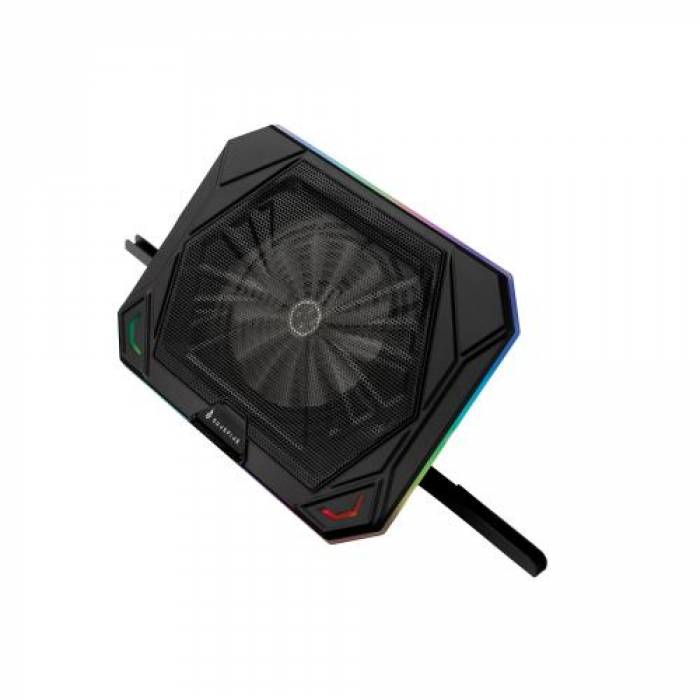 Cooler Pad SureFire by Verbatim Bora X1,17.3 inch, RGB LED, Black