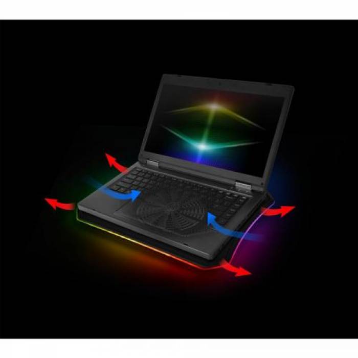 Cooler Pad Thermaltake Massive 20 RGB, Black