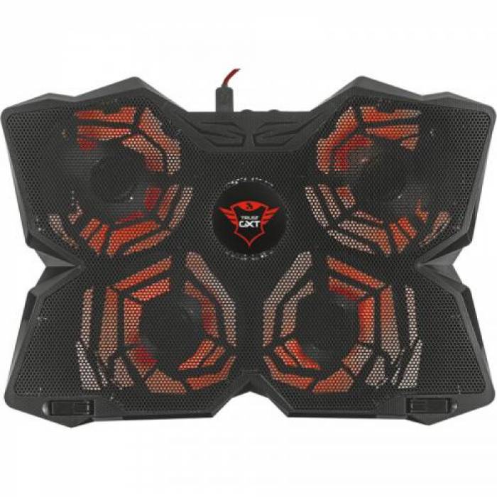 Cooler Pad Trust GXT 278 Yozu, 17.3inch, Black