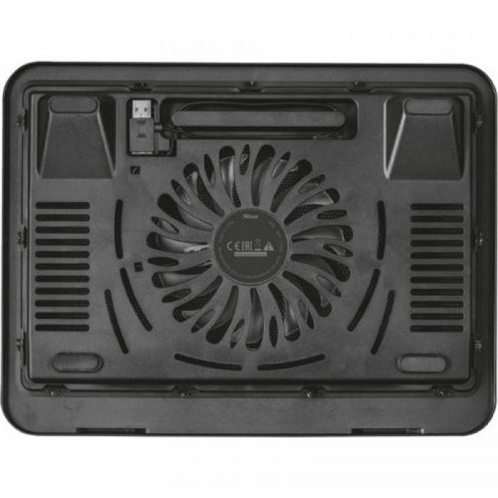 Cooler Pad Trust Ziva, 16 inch, Black