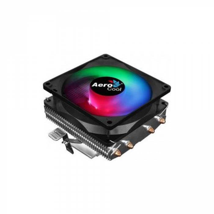 Cooler procesor Aerocool Air Frost 2 RGB, Black, 90mm