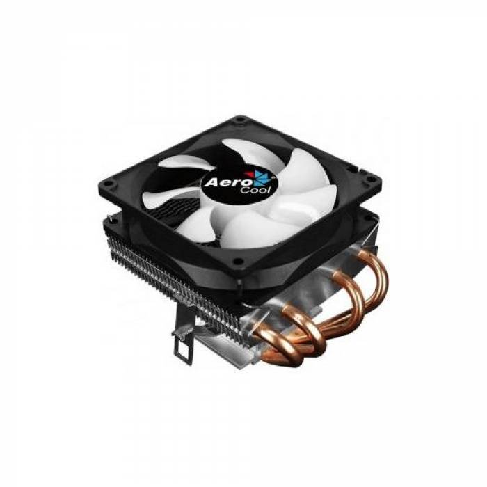 Cooler procesor Aerocool Air Frost 2 RGB, Black, 90mm