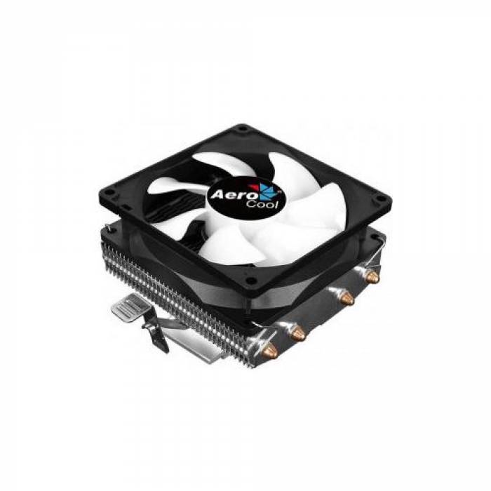 Cooler procesor Aerocool Air Frost 2 RGB, Black, 90mm