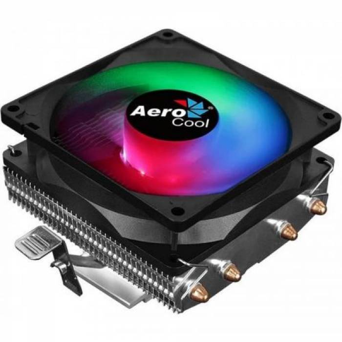 Cooler procesor Aerocool Air Frost 4 FRGB, 90mm, Black