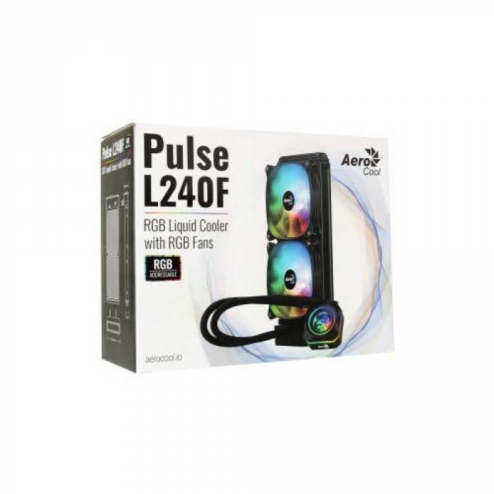 Cooler procesor Aerocool Pulse L240F ARGB, 120mm