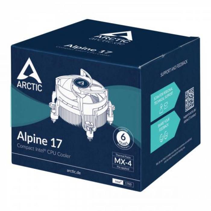Cooler procesor Arctic Alpine 17, 92mm