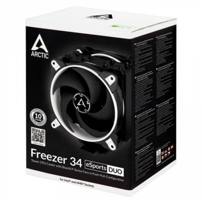 Cooler procesor Arctic Freezer 34 eSports DUO White