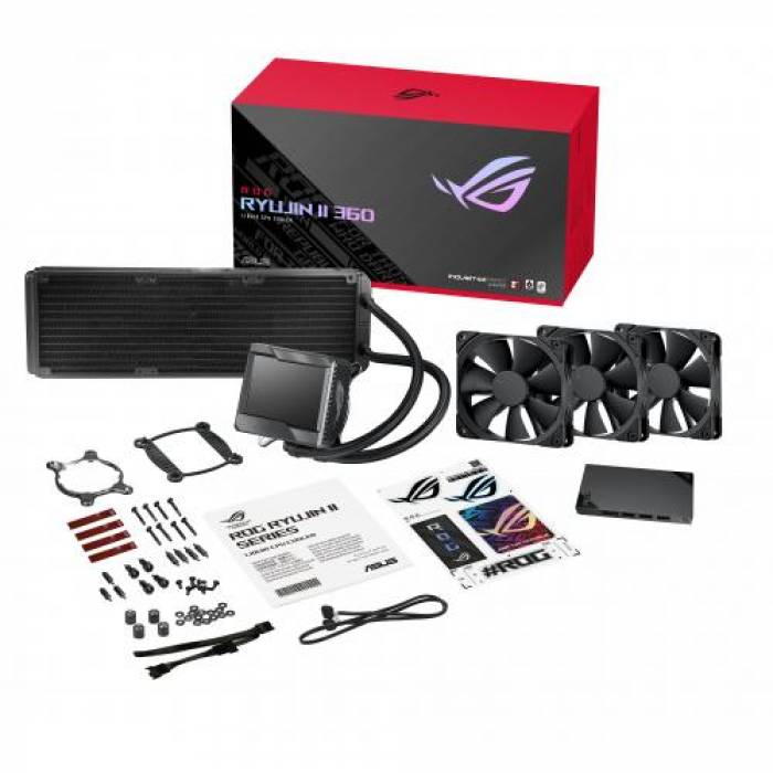 Cooler procesor ASUS ROG RYUJIN II 360, 3x 120mm