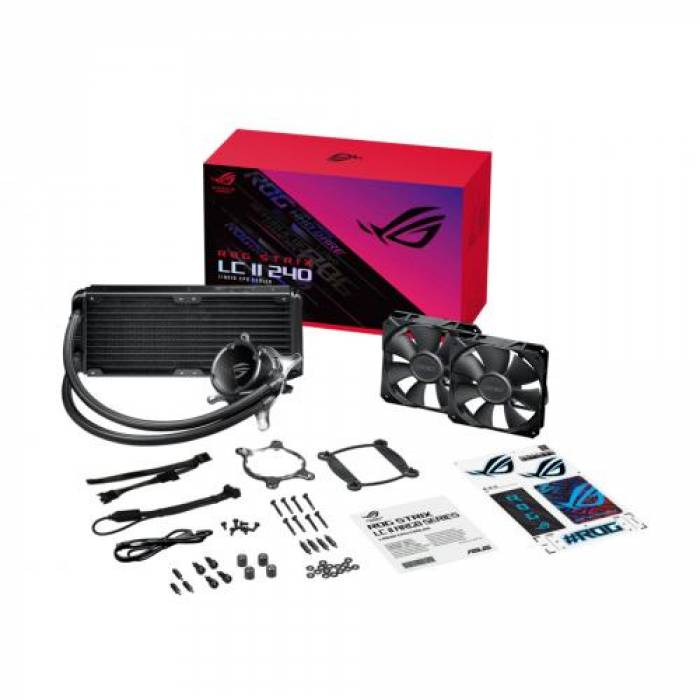 Cooler procesor ASUS ROG STRIX LC II 240, 2x 120mm