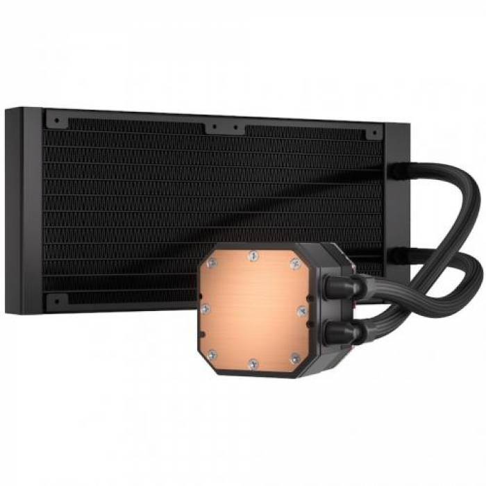 Cooler Procesor Corsair iCUE H100i ELITE CAPELLIX XT, 2x120mm