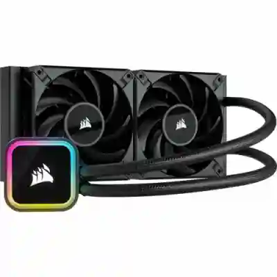 Cooler Procesor Corsair iCUE H100i RGB ELITE, 2x120mm