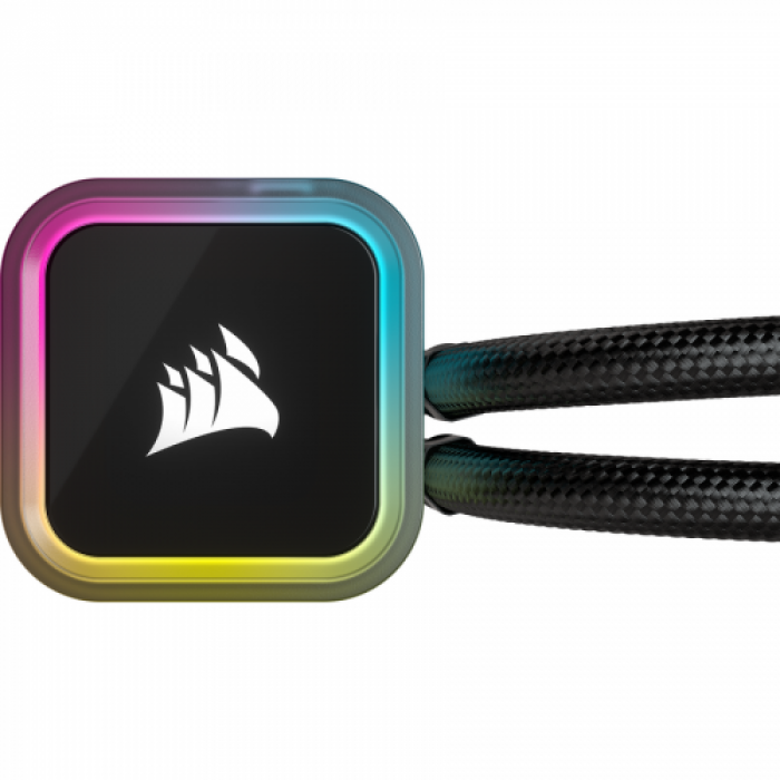 Cooler Procesor Corsair iCUE H100i RGB ELITE, 2x120mm