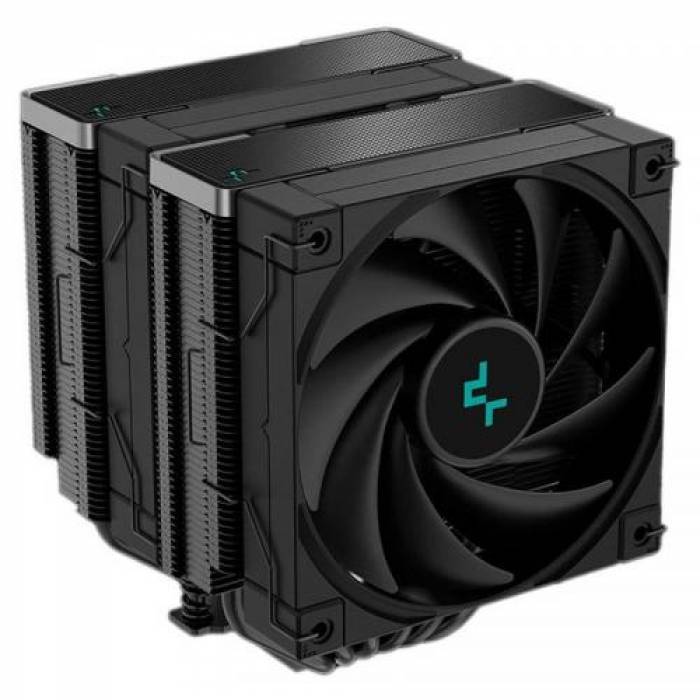 Cooler procesor Deepcool AK620 Zero Dark, 2x 120mm