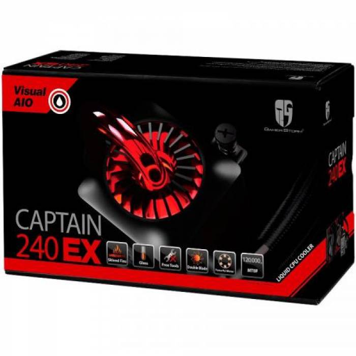 Cooler Procesor Deepcool Captain 240 EX, 2 x 120mm