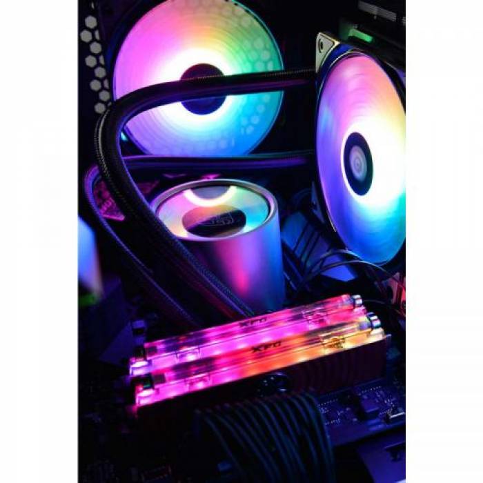 Cooler Procesor Deepcool Castle 240 RGB V2, 2 x 120 mm