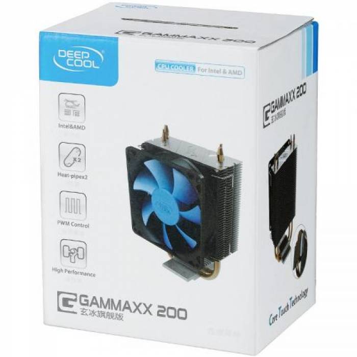 Cooler Procesor Deepcool GAMMAXX 200, 92mm