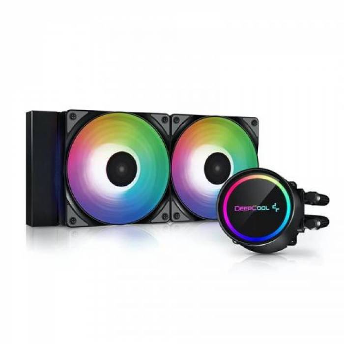 Cooler procesor Deepcool Gammaxx L240 iluminare aRGB, 2x 120mm 