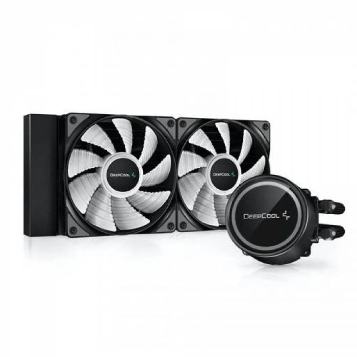 Cooler procesor Deepcool Gammaxx L240 iluminare aRGB, 2x 120mm 