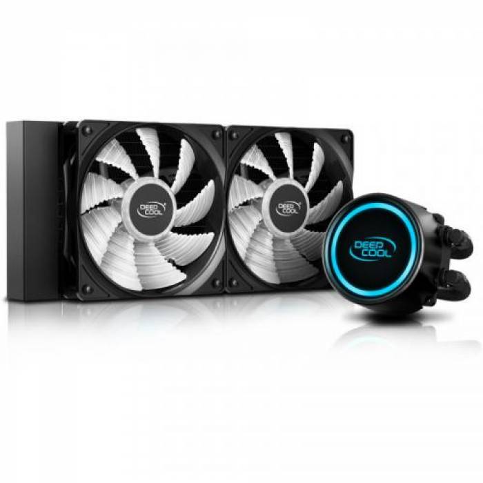 Cooler Procesor Deepcool GAMMAXX L240 RGB V2, 2 x 120 mm