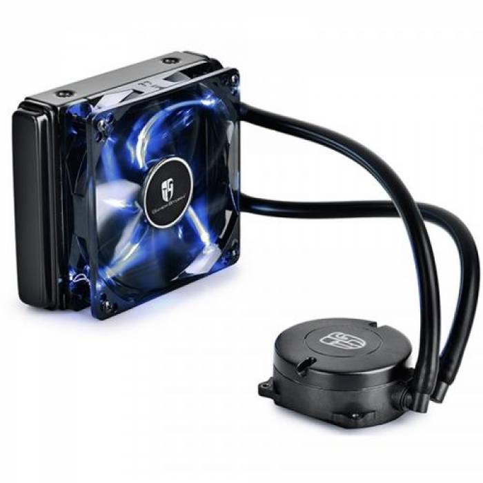 Cooler Procesor Deepcool Maelstrom 120T Blue LED, 120mm