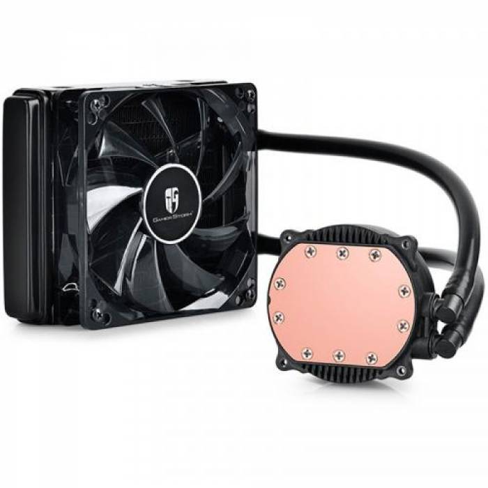 Cooler Procesor Deepcool Maelstrom 120T Blue LED, 120mm