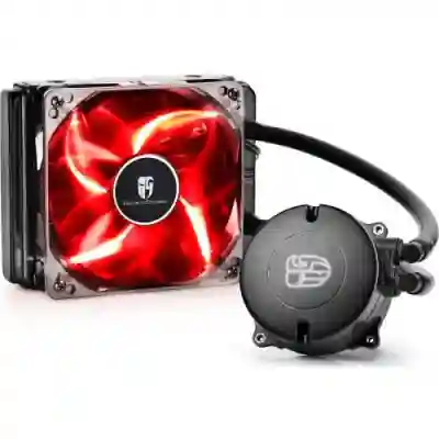 Cooler Procesor Deepcool Maelstrom 120T Red LED, 120mm