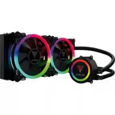 Cooler Procesor Gamdias Chione M1A 240 RGB, 2x 120mm
