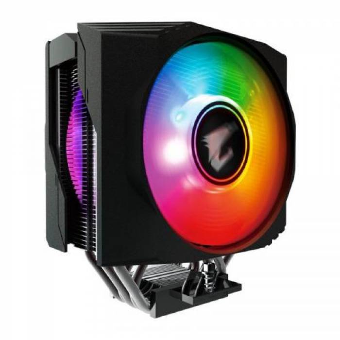 Cooler procesor Gigabyte ATC800, RGB LED, 120mm, Black