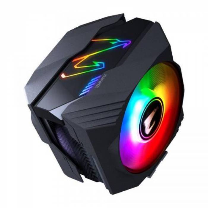 Cooler procesor Gigabyte ATC800, RGB LED, 120mm, Black