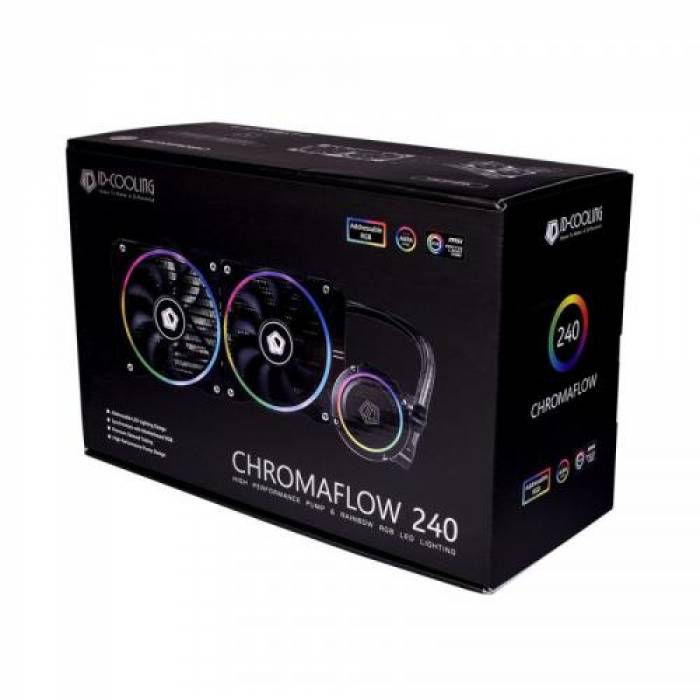 Cooler Procesor ID-Cooling Chromaflow 240 RGB, 120mm