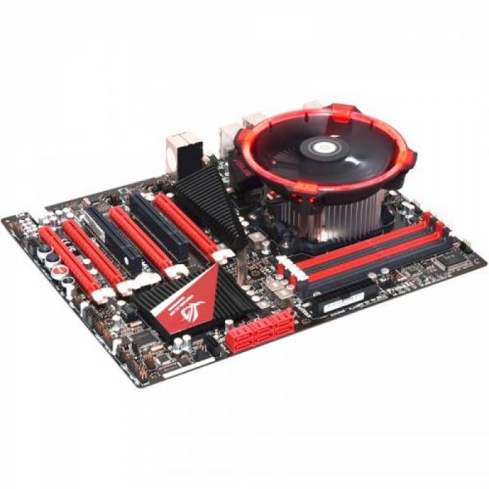 Cooler procesor ID-Cooling DK-03 Halo AMD Red