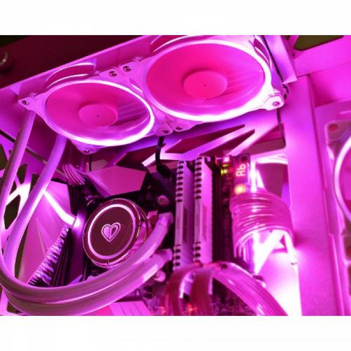 Cooler procesor ID-Cooling Pinkflow 240, ARGB