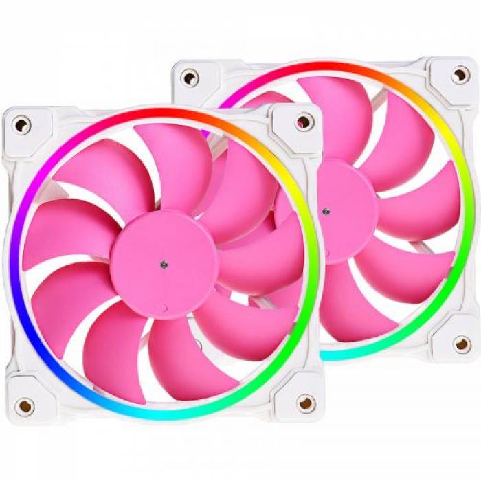 Cooler procesor ID-Cooling Pinkflow 240, ARGB