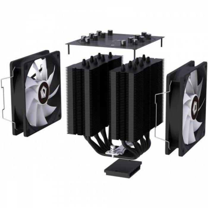 Cooler procesor ID-Cooling SE-207, 120mm, Black