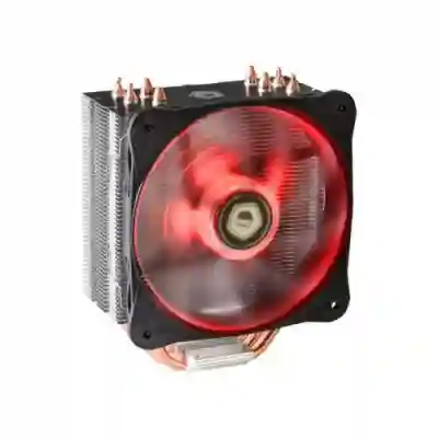 Cooler Procesor ID-Cooling SE-214L Red, 130mm