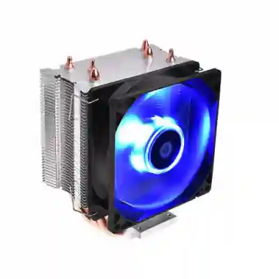 Cooler procesor ID-Cooling SE-913-B iluminare albastra, 92mm, Black