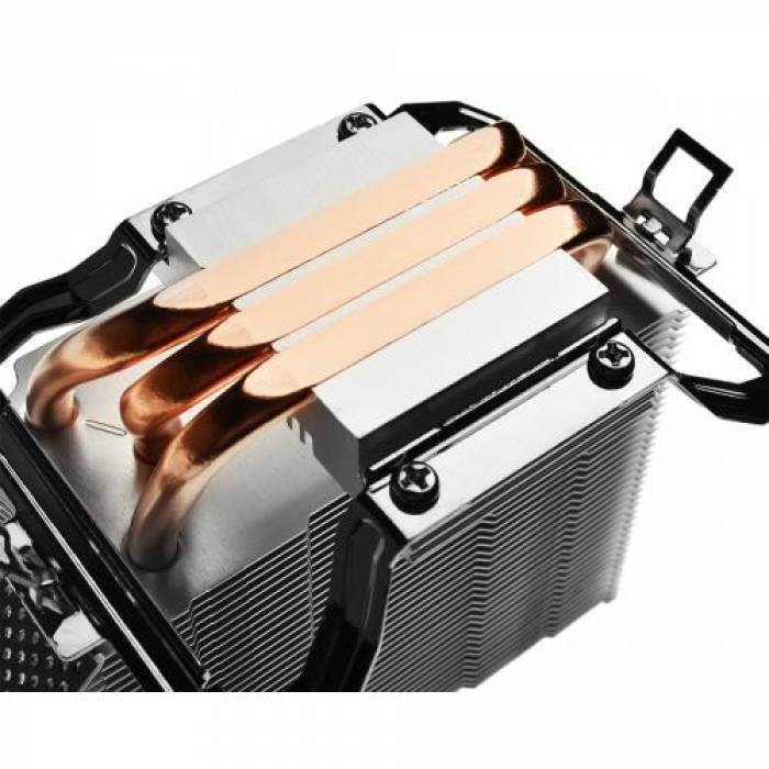 Cooler procesor ID-Cooling SE-913-R iluminare rosu, 92mm, Black