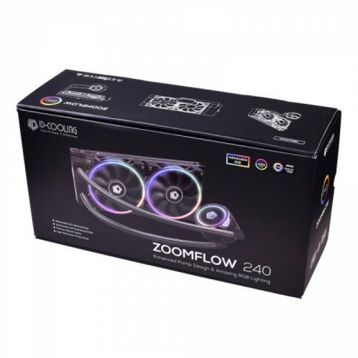 Cooler Procesor ID-Cooling Zoomflow 240 RGB, 120mm