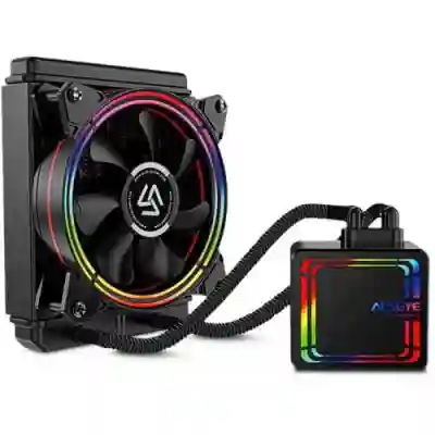 Cooler procesor Inter-Tech Alseye H120 Halo, RGB LED, 120mm