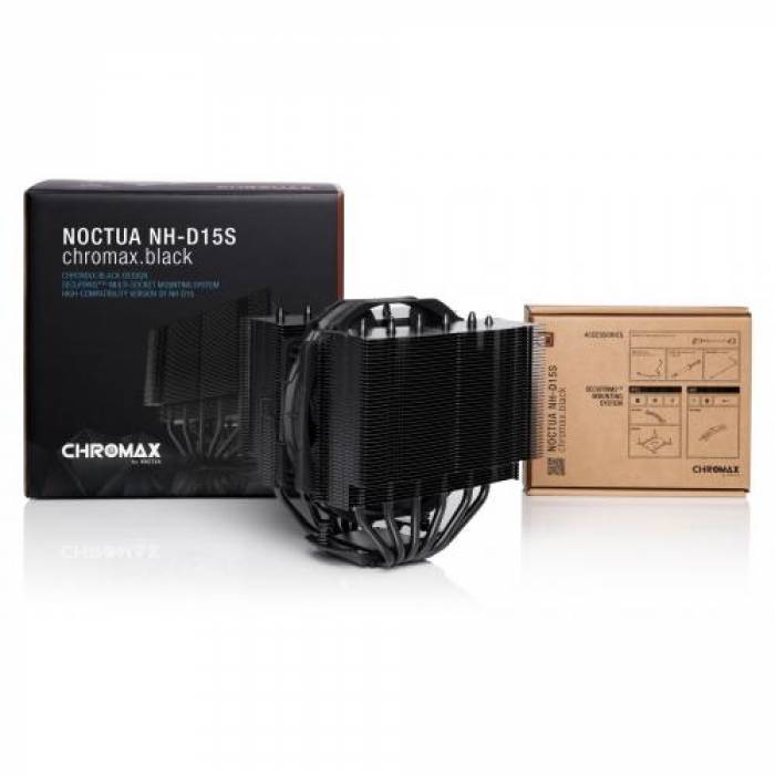 Cooler procesor Noctua NH-D15S chromax.black, 140mm