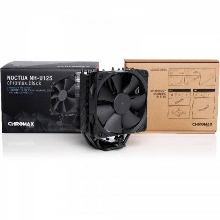 Cooler procesor Noctua NH-U12S Chromax.Black, 120mm