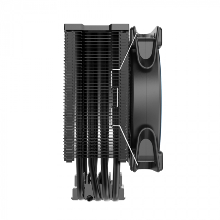 Cooler procesor PcCOOLER GI-X6B V2, 1x 120mm