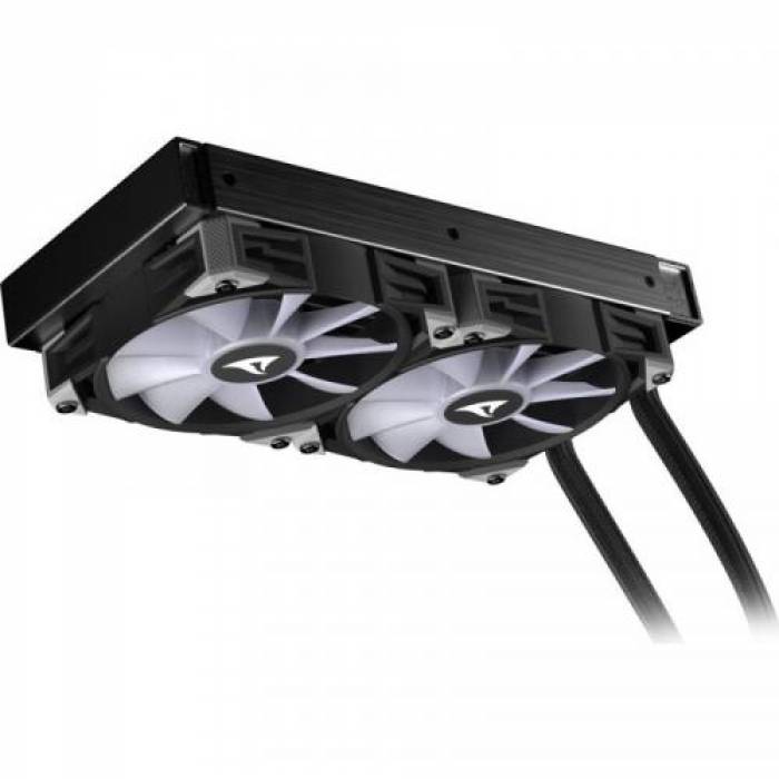 Cooler procesor Sharkoon S80 RGB AIO, 2x 120mm