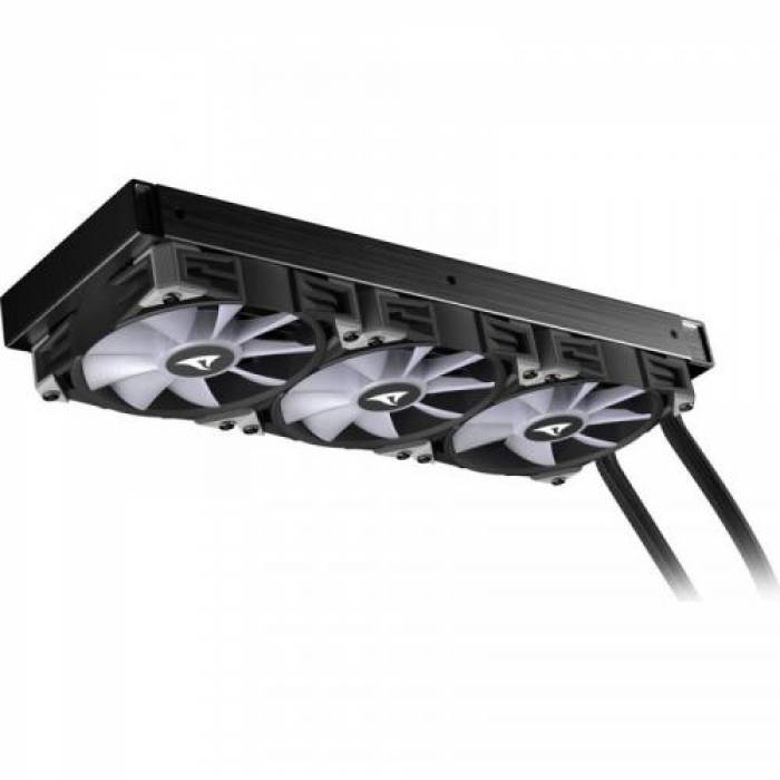 Cooler procesor Sharkoon S90 RGB AIO, 3x 120mm