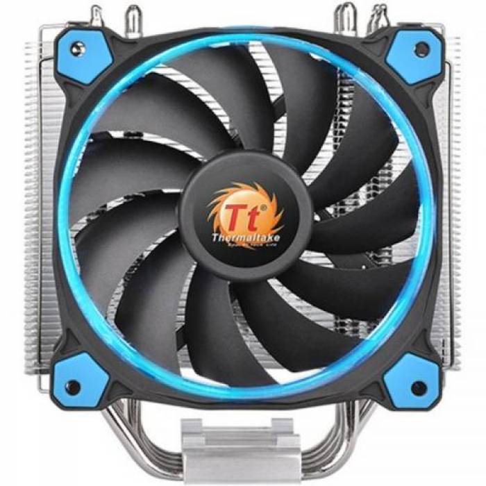 Cooler Procesor Thermaltake Riing Silent 12, Blue LED, 120mm