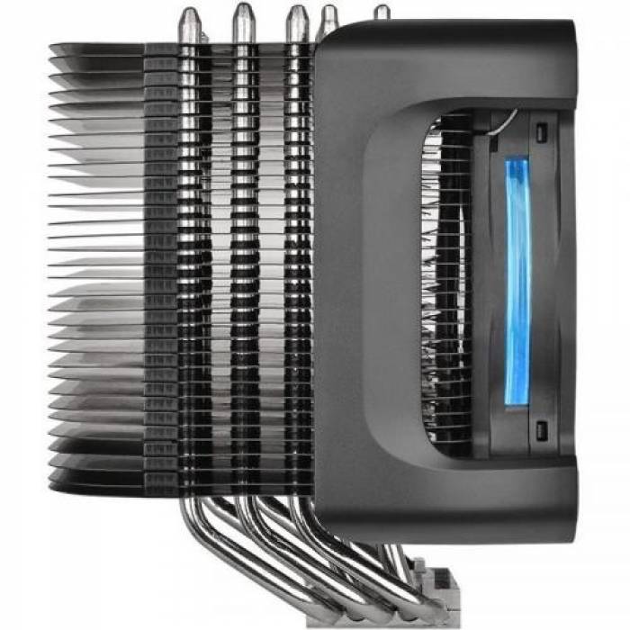 Cooler Procesor Thermaltake Riing Silent 12 Pro, Blue LED, 120mm