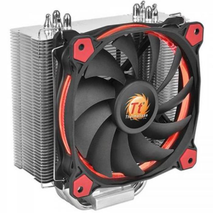 Cooler Procesor Thermaltake Riing Silent 12, Red LED, 120mm