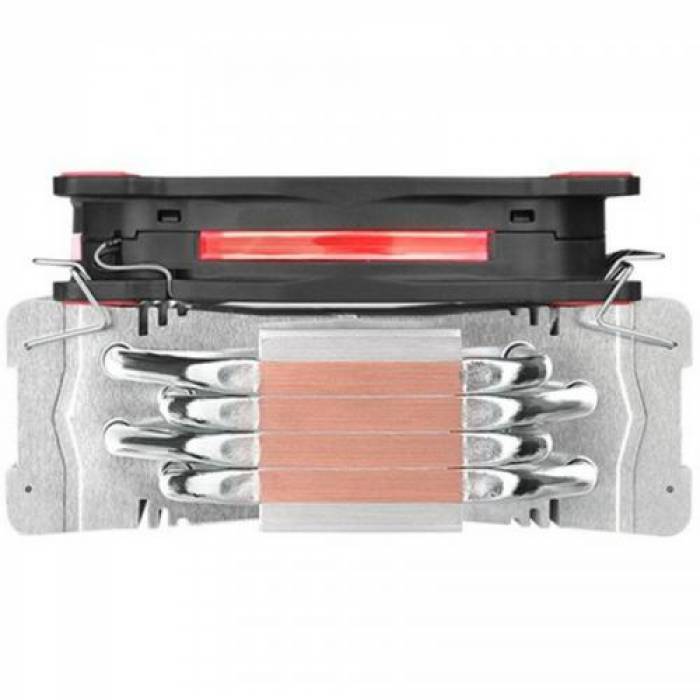 Cooler Procesor Thermaltake Riing Silent 12, Red LED, 120mm